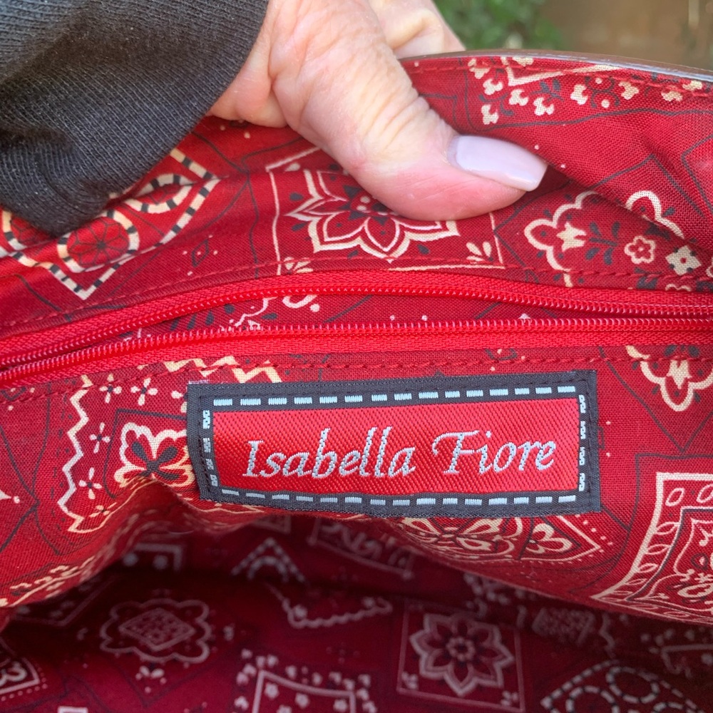 Isabella Fiore Beaded Western Motif Shoulder Bag/Tote EUC barely carried - Picture 16 of 16